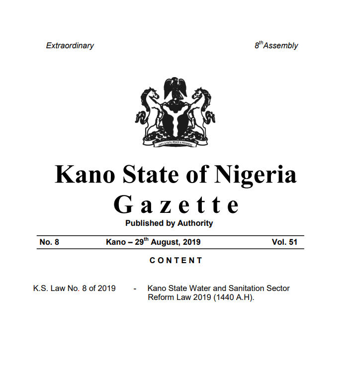 kano state water law