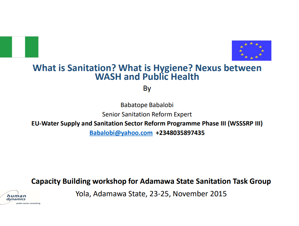 What is Sanitation? What is Hygiene? Nexus between