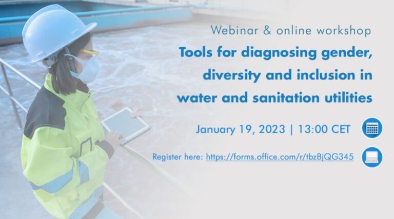 Online workshop on diversity in water and sanitation utilities